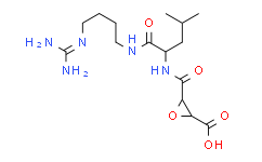N-(反式-环氧丁二酰基)-L-亮氨酸-4-胍基丁基酰胺/E-64蛋白酶抑制剂/反-环氧丁二酰基-L-亮氨酰胺基(4-胍基)丁烷/E-64