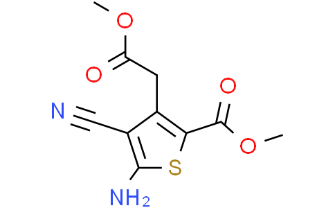 5-氨基-4-氰基-3-（2-甲氧基-2-氧乙基）噻吩-2-羧酸甲酯