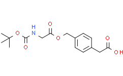 2-(4-((2-((tert-Butoxycarbonyl)amino)acetoxy)methyl)phenyl)acetic acid