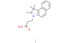 3-(2-羧乙基)-1,1,2-三甲基-1H-苯并[e]吲哚-3-鎓碘化物