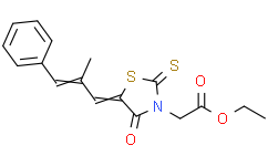 2-(5-(2-甲基-3-苯基亚丙基)-4-氧代-2-2-硫代噻唑烷-3-基)乙酸乙酯?