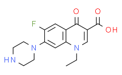 诺氟沙星/氟呱酸/氟哌酸/1-乙基-6-氟-1，4-二氢-4-氧代-7-（1-哌嗪基）-3-喹啉羧酸/Norfloxacin