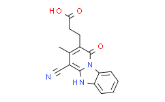 3-(4-Cyano-3-methyl-1-oxo-1,5-dihydropyrido[1,2-{a}]benzimidazol-2-yl)propanoic Acid