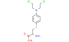 2-Amino-3-((4-(bis(2-chloroethyl)-amino)phenyl)thio)propanoic acid