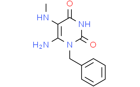 6-氨基-1-苄基-5-甲基氨基尿嘧啶