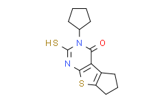 11-Cyclopentyl-10-sulfanyl-7-thia-9,11-diazatricyclo[6.4.0.0,2,6]dodeca-1(8),2(6),9-trien-12-one