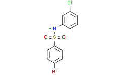 4-溴-N-(3-氯苯基)苯磺酰胺