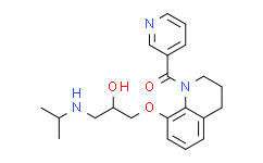 (8-(2-羟基-3-(异丙胺基)丙氧基)-3,4-二氢喹啉-1(2H)-基)(吡啶-3-基)甲酮