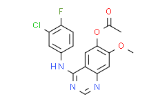 4-(3-氯-4-氟苯氨基)-7-甲氧基喹唑啉-6-醇乙酸酯