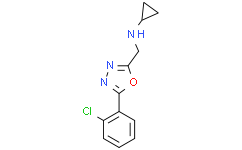 N-((5-(2-氯苯基)-1,3,4-恶二唑-2-基)甲基)环丙胺