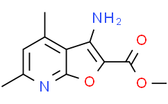 3-氨基-4,6-二甲基呋喃并[2,3-b]吡啶-2-羧酸甲酯