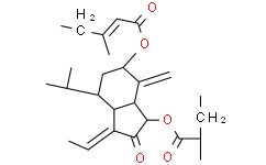 7β-(3-Ethyl-cis-crotonoyloxy)-1α-(2-methylbutyryloxy)-3,14-dehydro-Z-notonipetranone