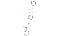 N-((4-(N-苄基氨磺酰基)苯基)硫脲)苯甲酰胺