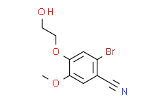 2-Bromo-4-(2-hydroxyethoxy)-5-methoxybenzonitrile