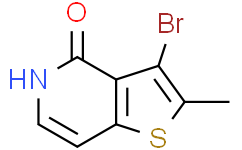 3-溴-2-甲基噻吩并[3,2-c]吡啶-4(5H)-酮