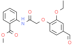 2-(2-(2-乙氧基-4-甲酰基苯氧基)乙酰胺基)苯甲酸甲酯