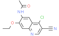 N-(4-氯-3-氰基-7-乙氧基喹啉-6-基)乙酰胺