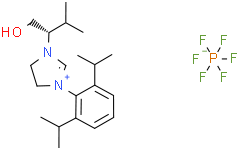 (S)-3-(2,6-二异丙基苯基)-1-(1-羟基-3-甲基丁-2-基)-4,5-二氢-1H-咪唑-3-鎓六氟磷酸盐(V)