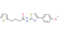 N-(4-(4-甲氧基苯基)噻唑-2-基)-4-(噻吩-2-基)丁酰胺