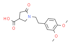 1-[2-(3,4-Dimethoxyphenyl)ethyl]-5-oxopyrrolidine-3-carboxylic Acid