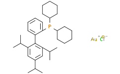 氯[2-二环己基(2′,4′,6′-三异丙基联苯基)膦]金(I)