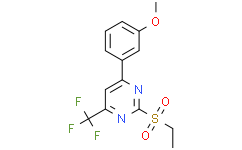 2-(乙基磺酰基)-4-(3-甲氧基苯基)-6-(三氟甲基)嘧啶