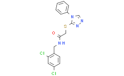 N-(2,4-二氯苄基)-2-((4-苯基-4H-1,2,4-三唑-3-基)硫基)乙酰胺