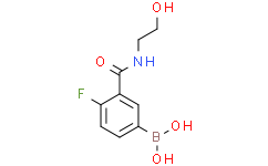 4-Fluoro-3-(2-hydroxyethylcarbamoyl)phenylboronic acid