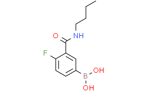 3-正丁基氨甲酰基-4-氟苯硼酸, 98%