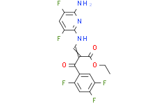 苯丙酸,α-[[((6-氨基-3,-5-二氟-2-吡啶基)氨基]亚甲基]-2,4,5-三氟-β-氧代乙酯