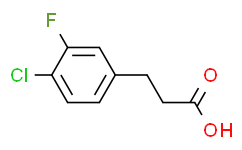 4-氯-3-氟苯丙酸