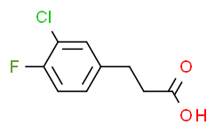 3-氯-4-氟苯丙酸