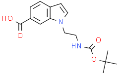 1-[2-[(TERT-BUTOXYCARBONYL)AMINO]ETHYL]-1H-INDOLE-6-CARBOXYLIC ACID