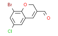 8-Bromo-6-chloro-2h-chromene-3-carbaldehyde