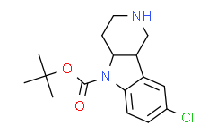 8-Chloro-1,2,3,4,4a,9b-Hexahydro-Pyrido[4,3-B]Indole-5-Carboxylic Acid Tert-Butyl Ester