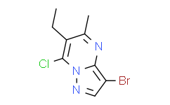 3-溴-7-氯-6-乙基-5-甲基吡唑并[1,5-a]嘧啶