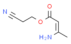 E)-2-氰基乙基3-氨基丁-2-烯酸酯