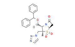 (2S,3S,5R)-3-((1H-1,2,3-三唑-1-基)甲基)-3-甲基-7-氧代-4-硫杂-1-氮杂双环[3.2.0]庚烷-2-羧酸二苯甲基酯 4,4-二氧化物
