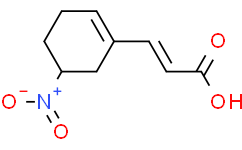 (E)-3-(5-硝基-1-环己烯-1-基)丙烯酸