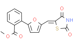 (Z)-2-(5-((2,4-二氧代噻唑烷-5-亚基)甲基)呋喃-2-基)苯甲酸甲酯