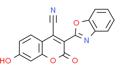 3-(2-苯并恶唑)-4-氰基-7-羟基香豆素