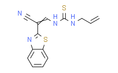1-烯丙基-3-(2-(苯并[d]噻唑-2-基)-2-氰基乙烯基)硫脲