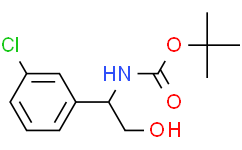 [1-(3-Chlorophenyl)-2-hydroxyethyl]carbamic acid tert-butyl ester