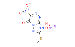 7-(甲硫基)-3-硝基-[1,2,4]三唑并[5,1-c][1,2,4]三嗪环-4(6H)-酮钠盐二水化合物