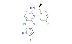 5-氯-N2-[(1S)-1-(5-氟-2-嘧啶基)乙基]-N4-(5-甲基-1H-吡唑-3-基)-2,4-嘧啶二胺