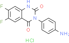 3-(4-氨基苯基)-6，7-二氟喹唑啉-2，4(1H，3H)-二酮盐酸盐