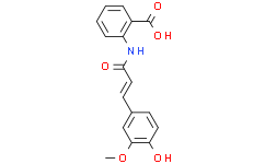 N-[4'-hydroxy-3'-methoxy-(E)-cinnamoyl]anthranilic acid