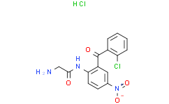 2-氨基-N-(2-(2-氯苯甲酰基)-4-硝基苯基)乙酰胺盐酸盐