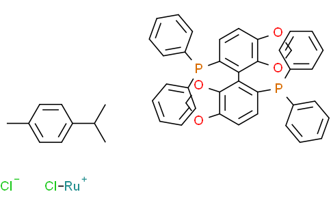 氯[(S)-( )-5,5'-双(二苯基膦)-4,4'-双-1,3-基苯]钌(Ⅱ)的氯化物[(R)]氯