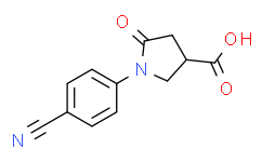 1-(4-Cyanophenyl)-5-oxopyrrolidine-3-carboxylic Acid